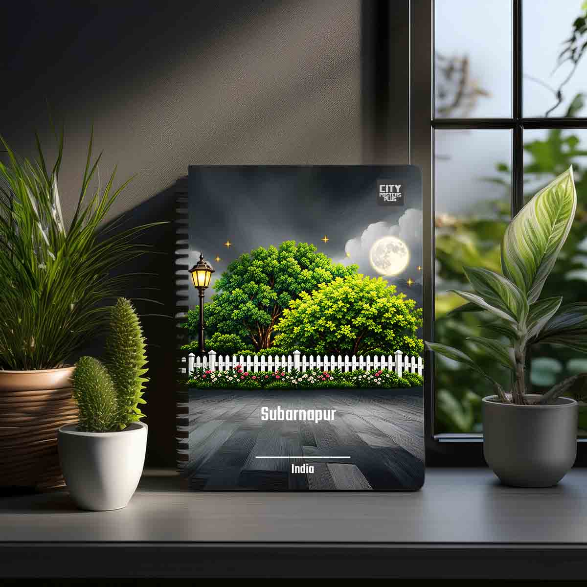 Subarnapur India Home Trees Spiral Notebook – Scenic Nature Journal