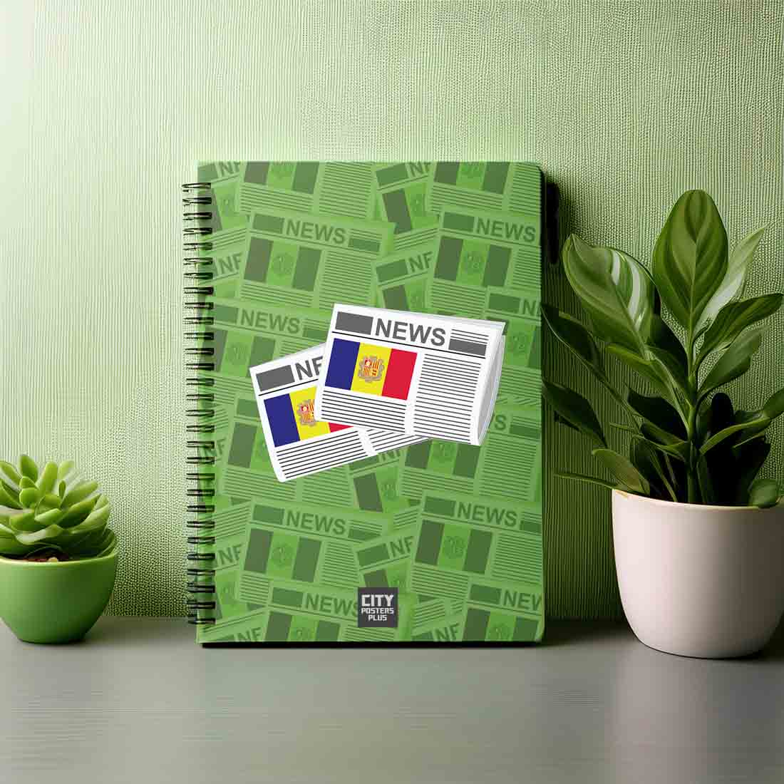 Andorra Newspapers Notebook