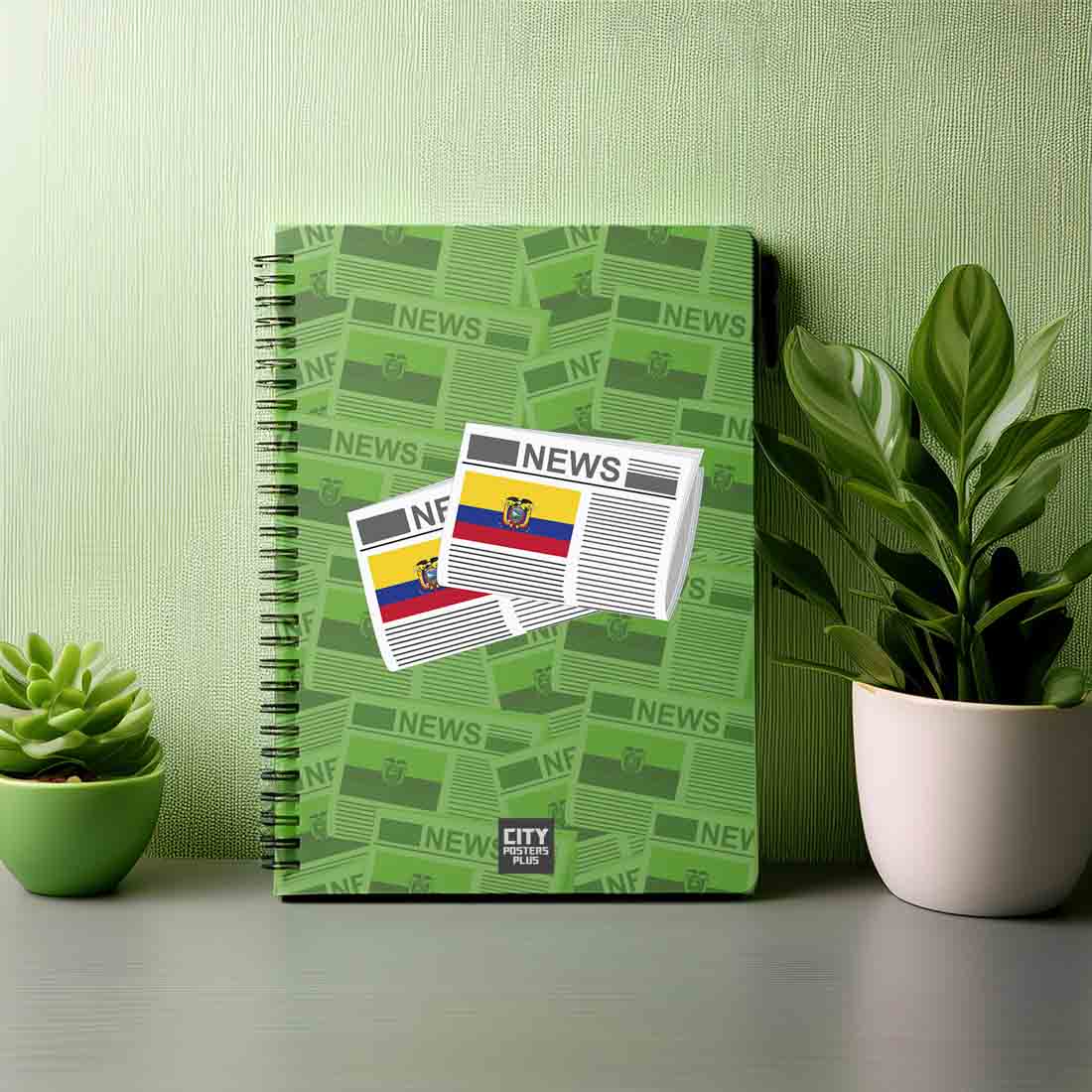 Ecuador Newspapers Notebook