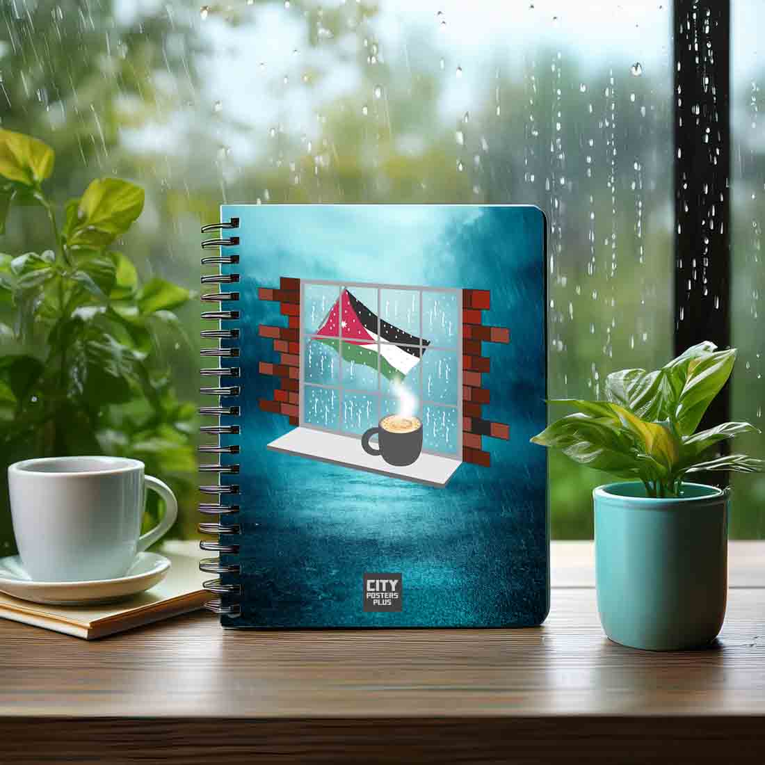 Jordan Coffee Rain Notebook