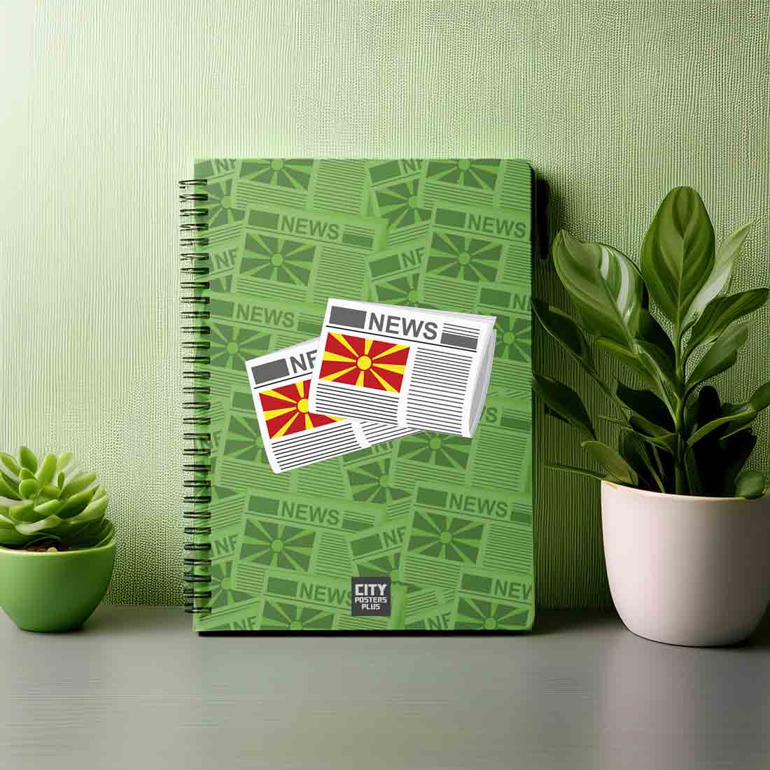 Macedonia Newspapers Notebook
