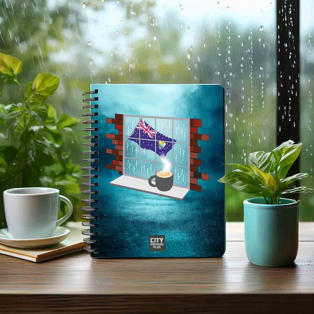 Saint Helena Coffee Rain Notebook