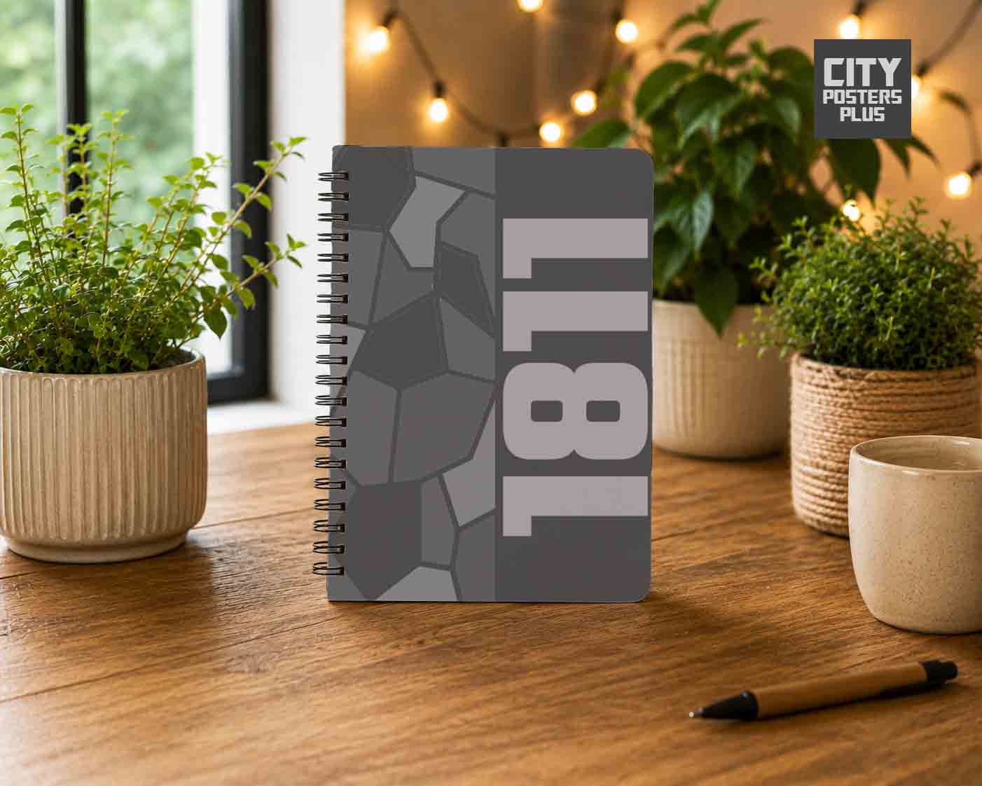 Notebook Plus One 1811 Year Notebook (Charcoal Grey)