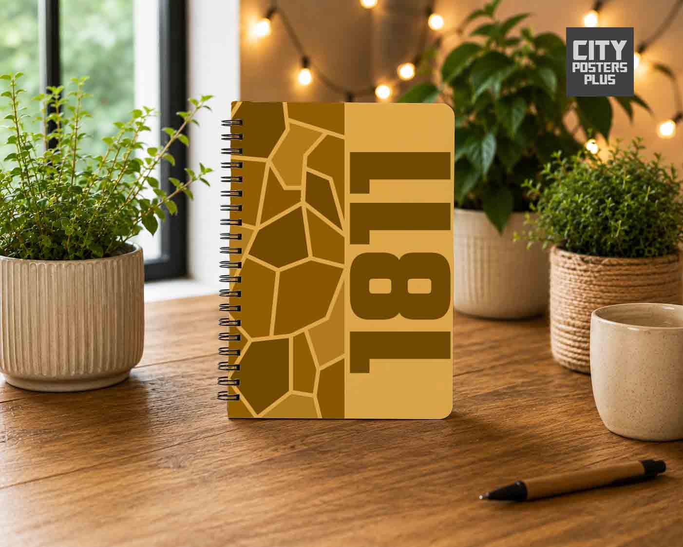 Notebook Plus One 1811 Year Notebook (Golden Yellow)