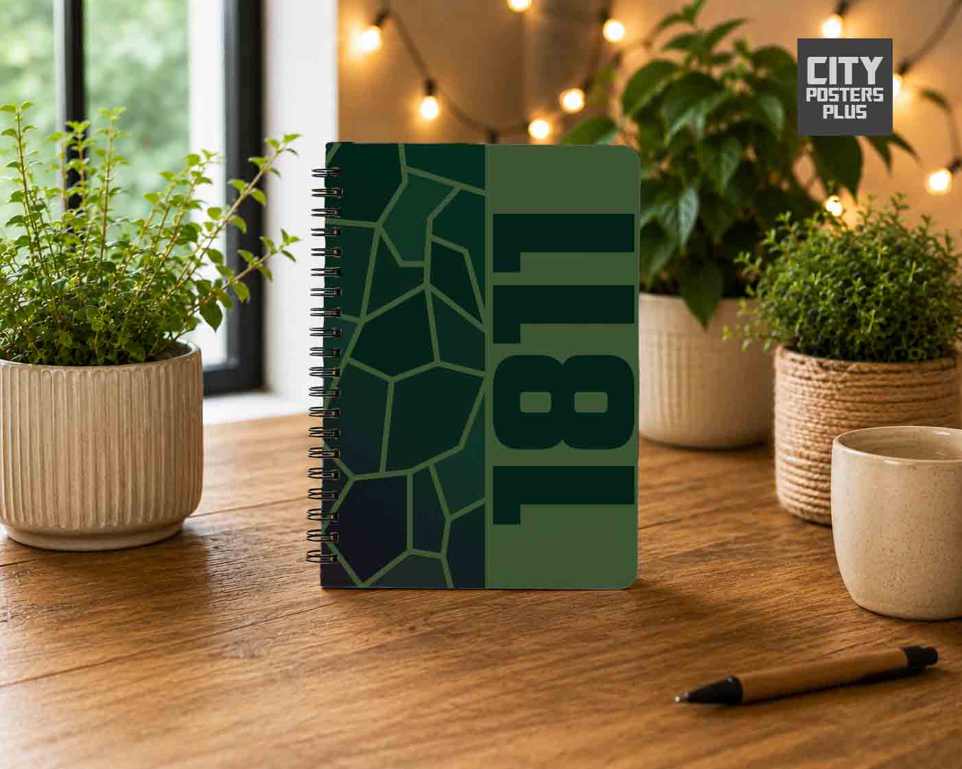Notebook Plus One 1811 Year Notebook (Olive Green)