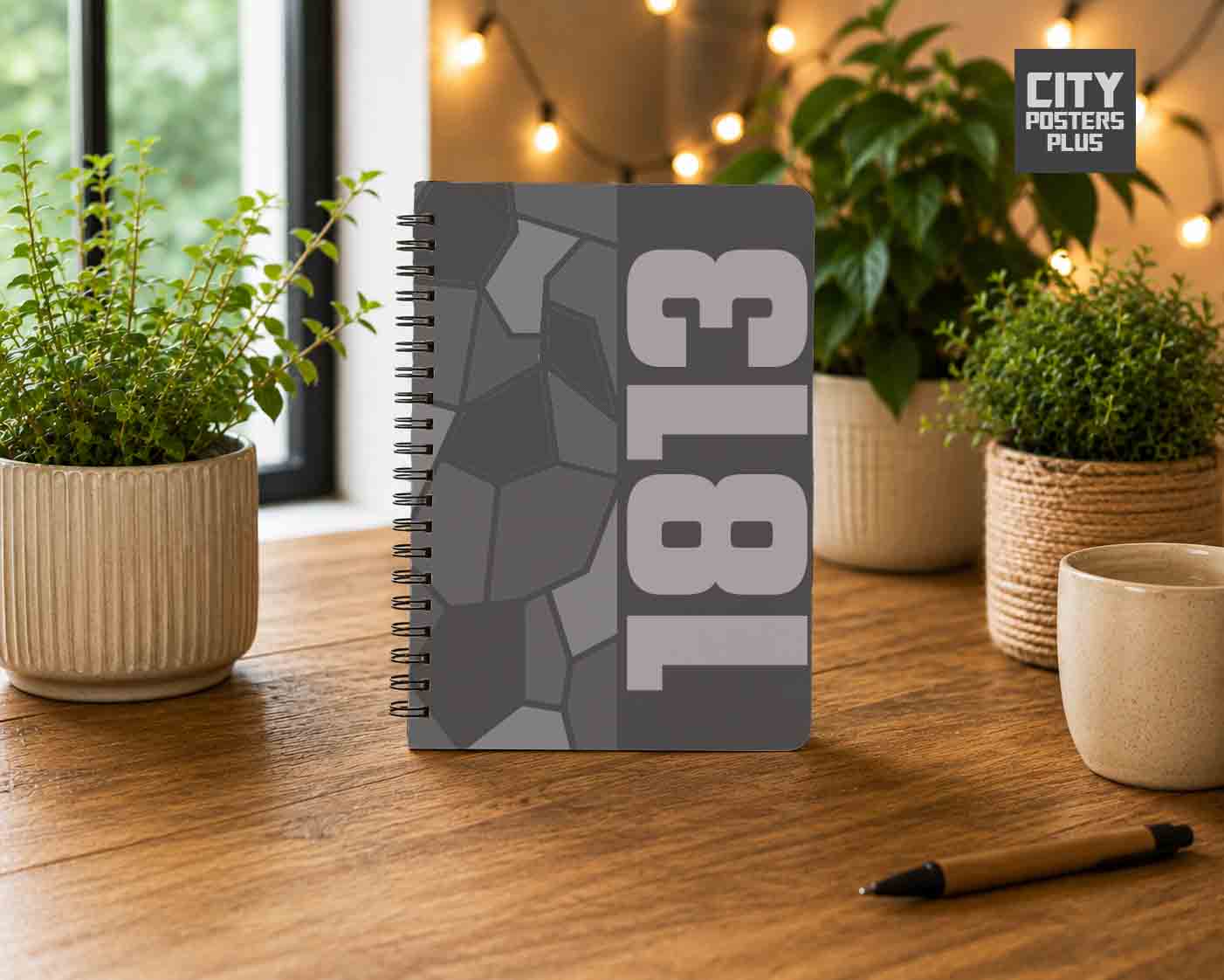 Notebook Plus One 1813 Year Notebook (Charcoal Grey)