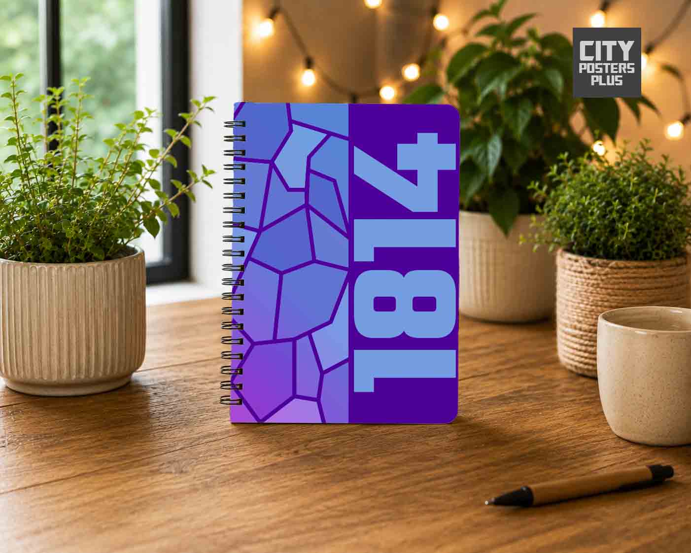 Notebook Plus One 1814 Year Notebook (Purple)