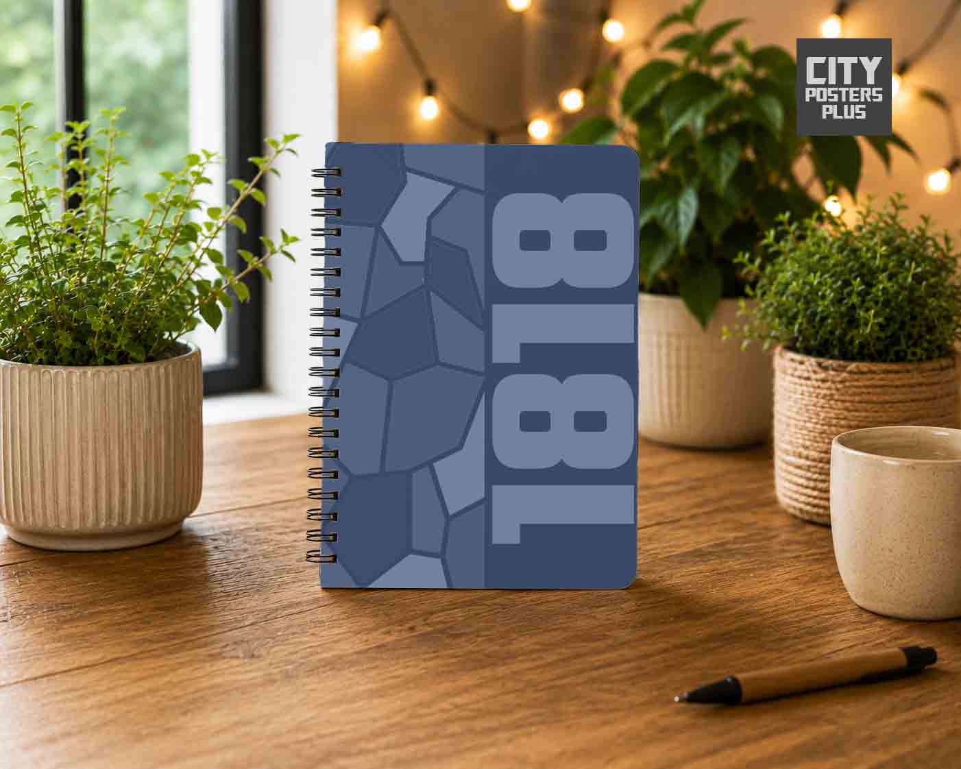 Notebook Plus One 1818 Year Notebook (Navy Blue)