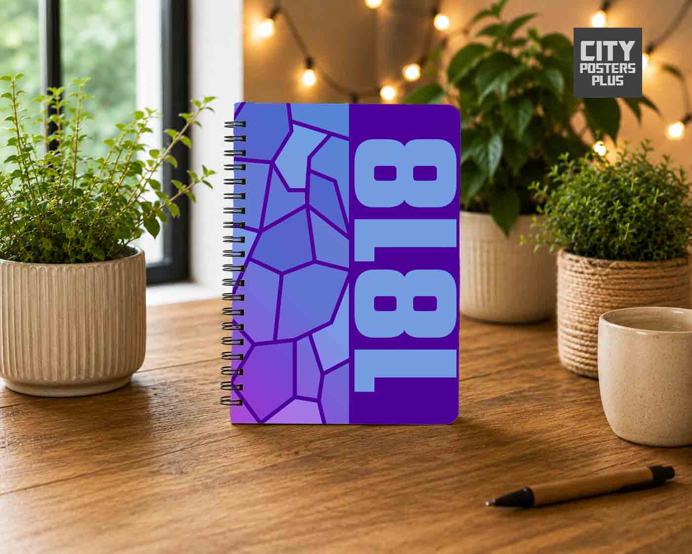 Notebook Plus One 1818 Year Notebook (Purple)