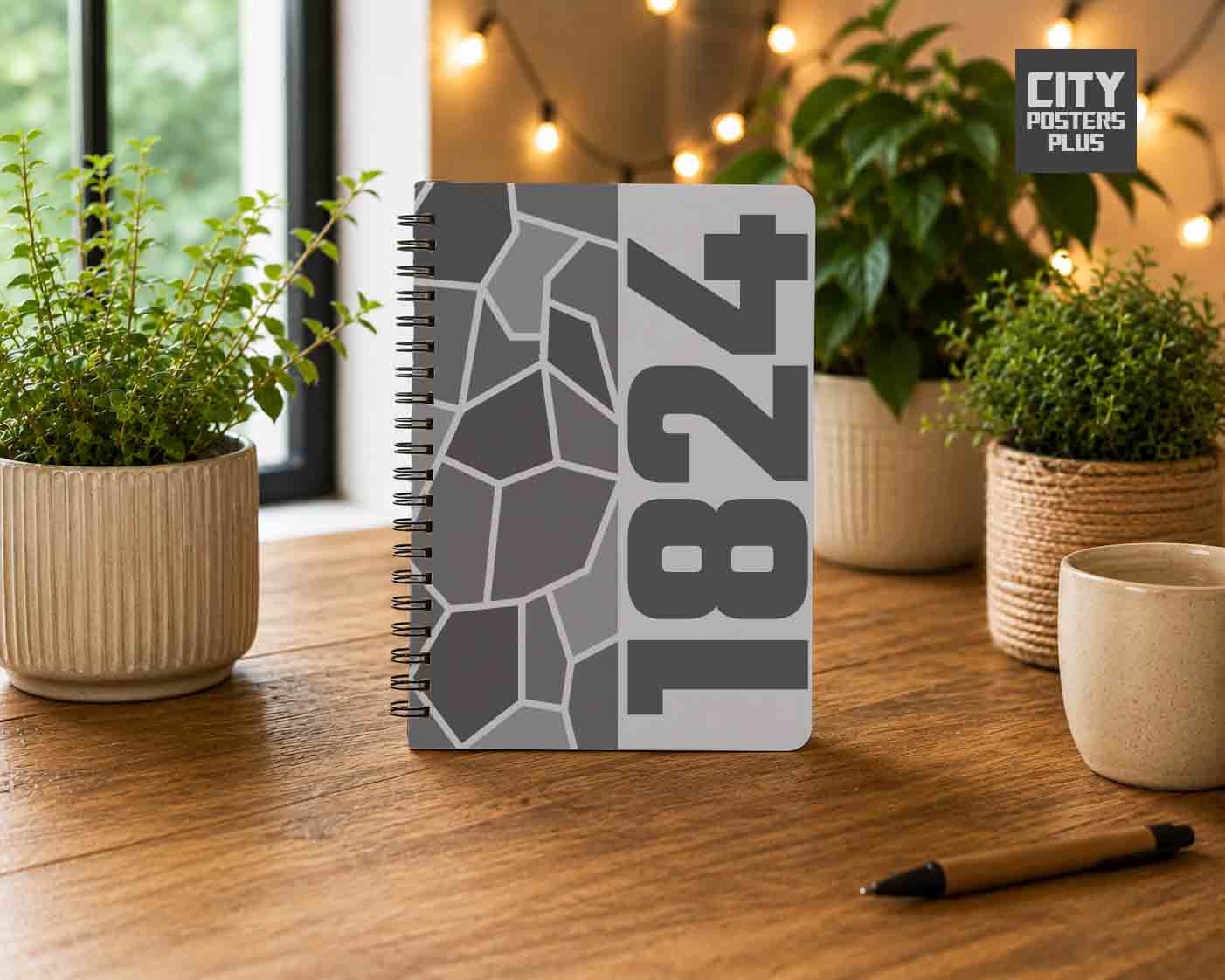 Notebook Plus One 1824 Year Notebook (Melange Grey)