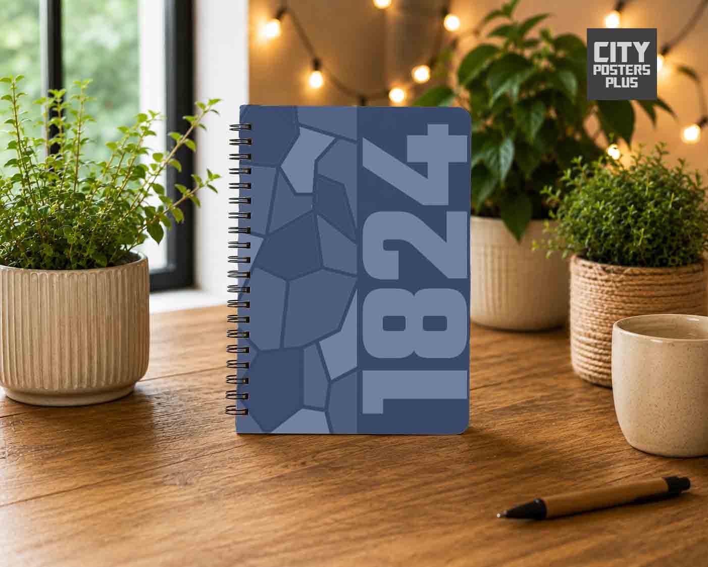 Notebook Plus One 1824 Year Notebook (Navy Blue)