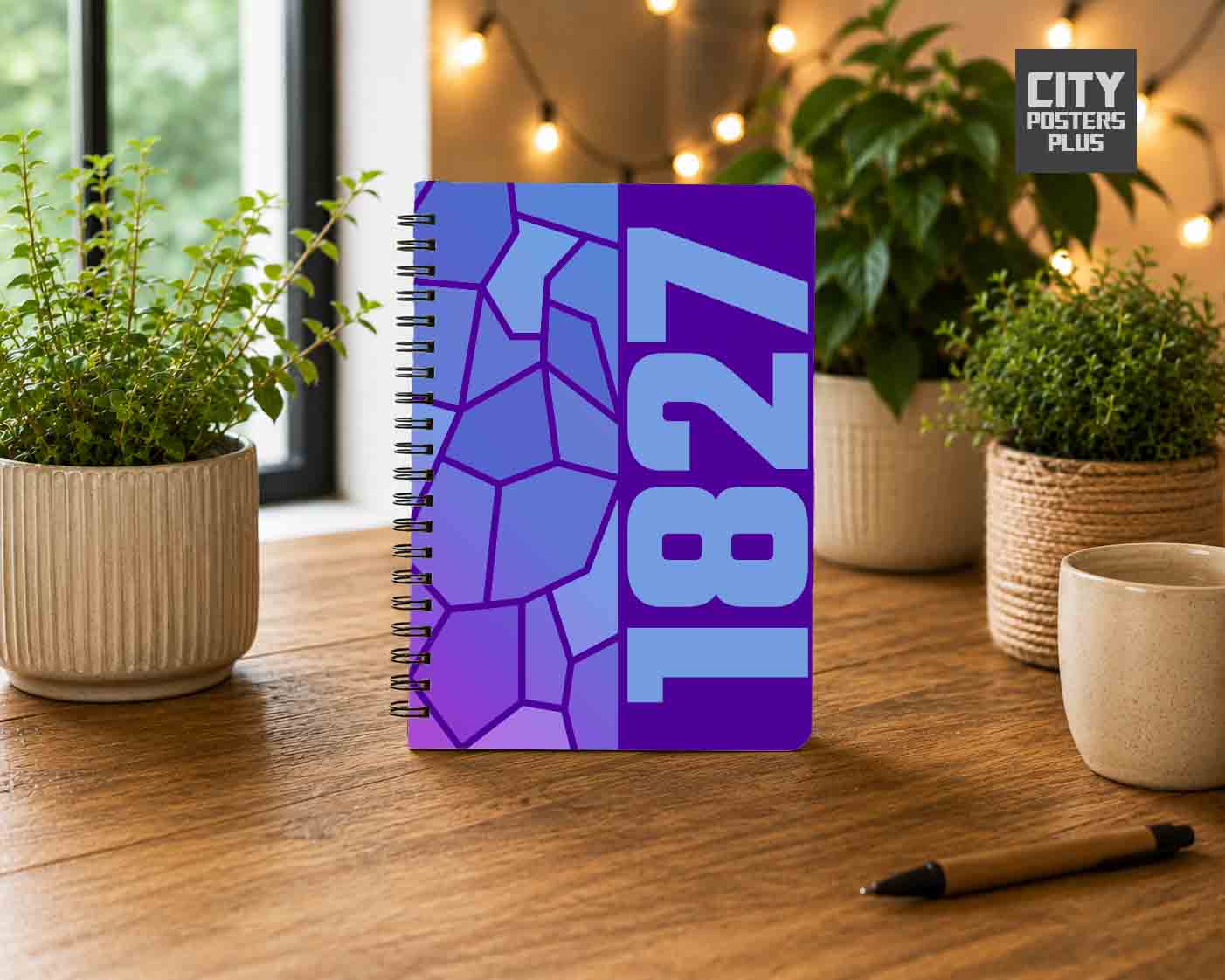 Notebook Plus One 1827 Year Notebook (Purple)