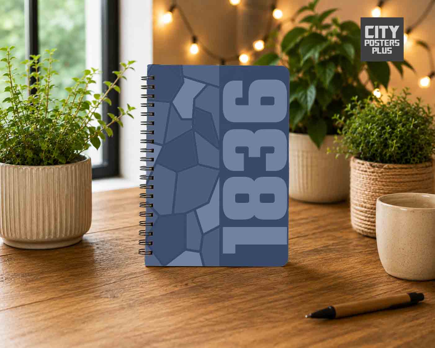Notebook Plus One 1836 Year Notebook (Navy Blue)