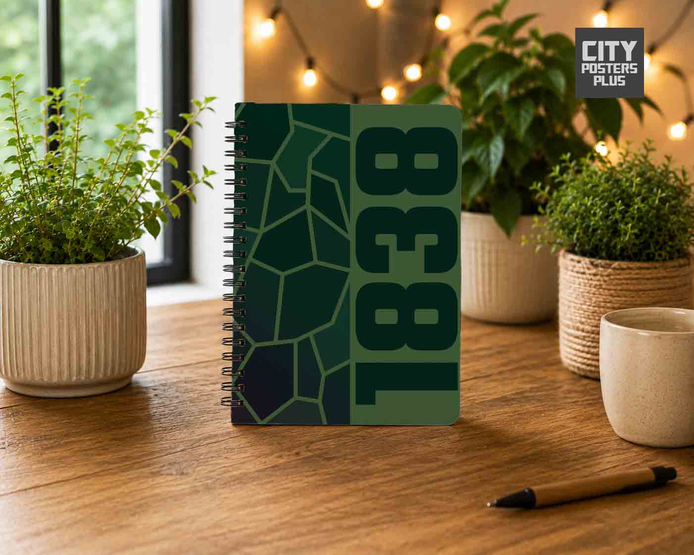 Notebook Plus One 1838 Year Notebook (Olive Green)