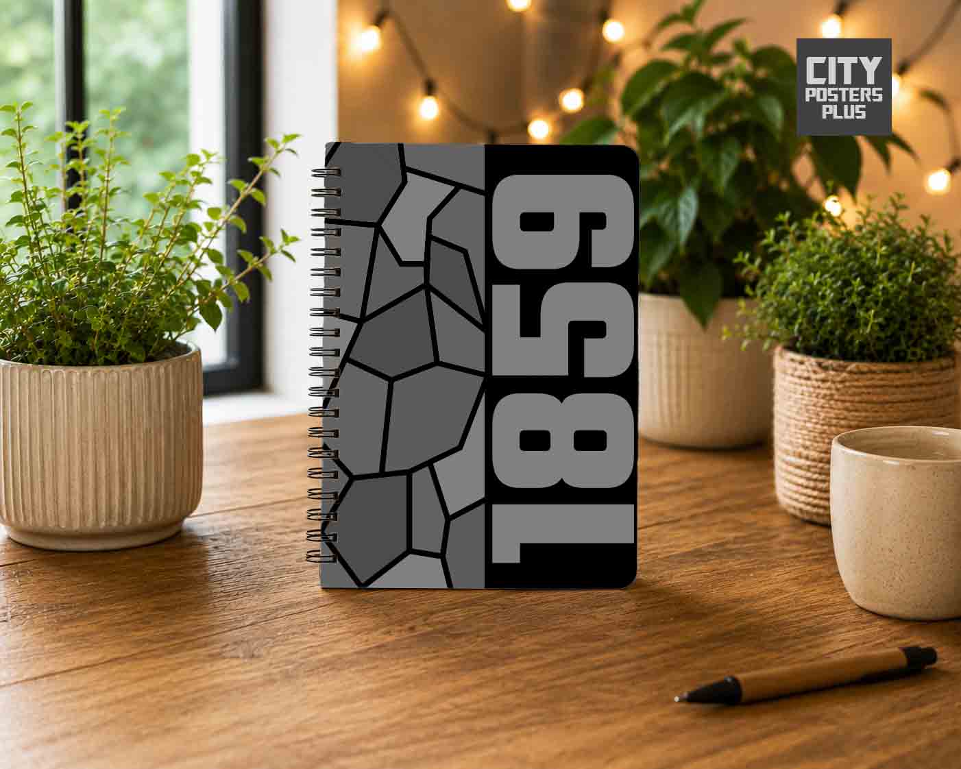 Notebook Plus One 1859 Year Notebook (Black)