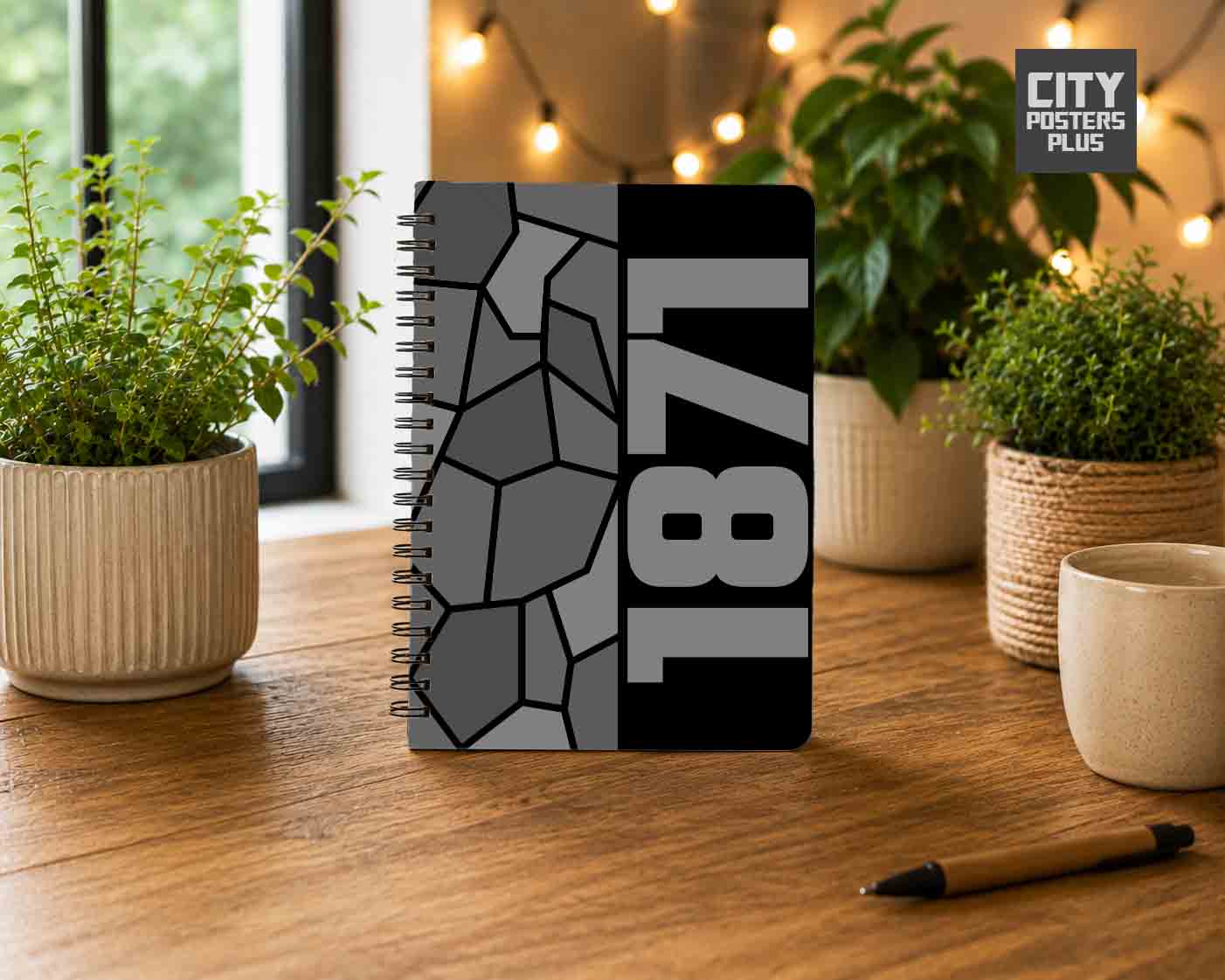 Notebook Plus One 1871 Year Notebook (Black)