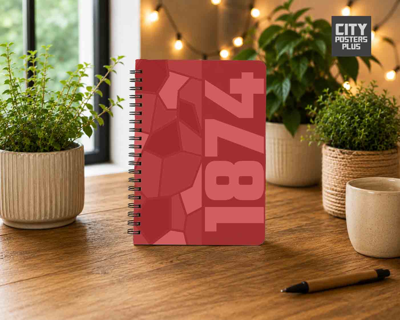 Notebook Plus One 1874 Year Notebook (Red)