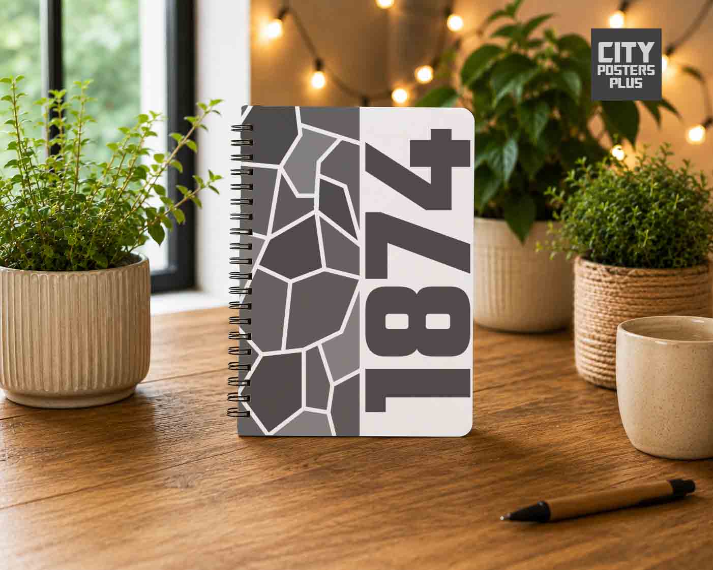 Notebook Plus One 1874 Year Notebook (White)