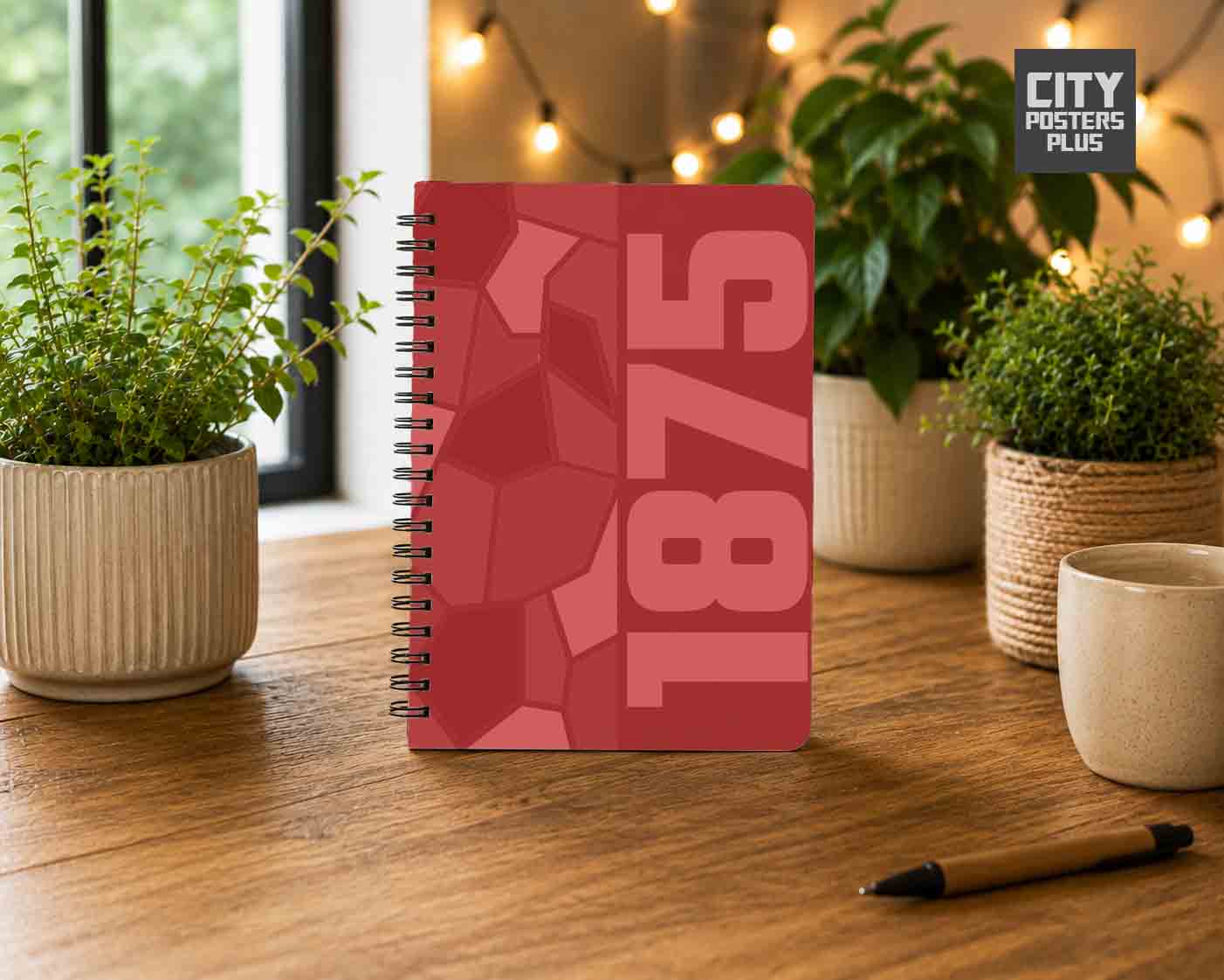 Notebook Plus One 1875 Year Notebook (Red)