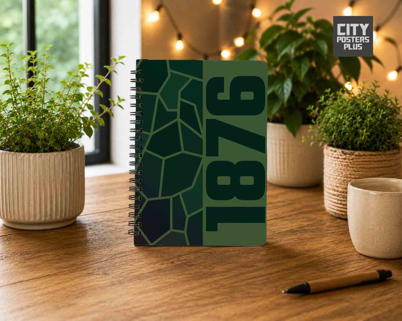 Notebook Plus One 1876 Year Notebook (Olive Green)