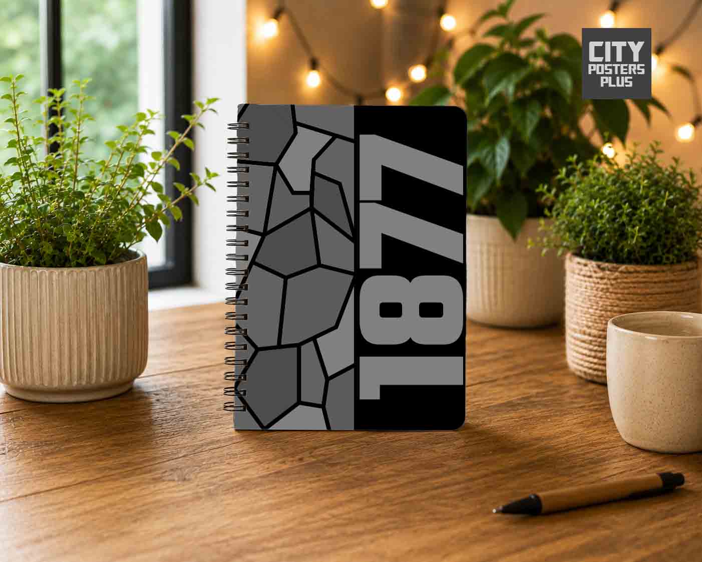 Notebook Plus One 1877 Year Notebook (Black)