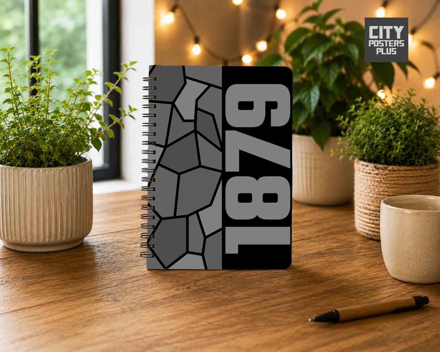 Notebook Plus One 1879 Year Notebook (Black)
