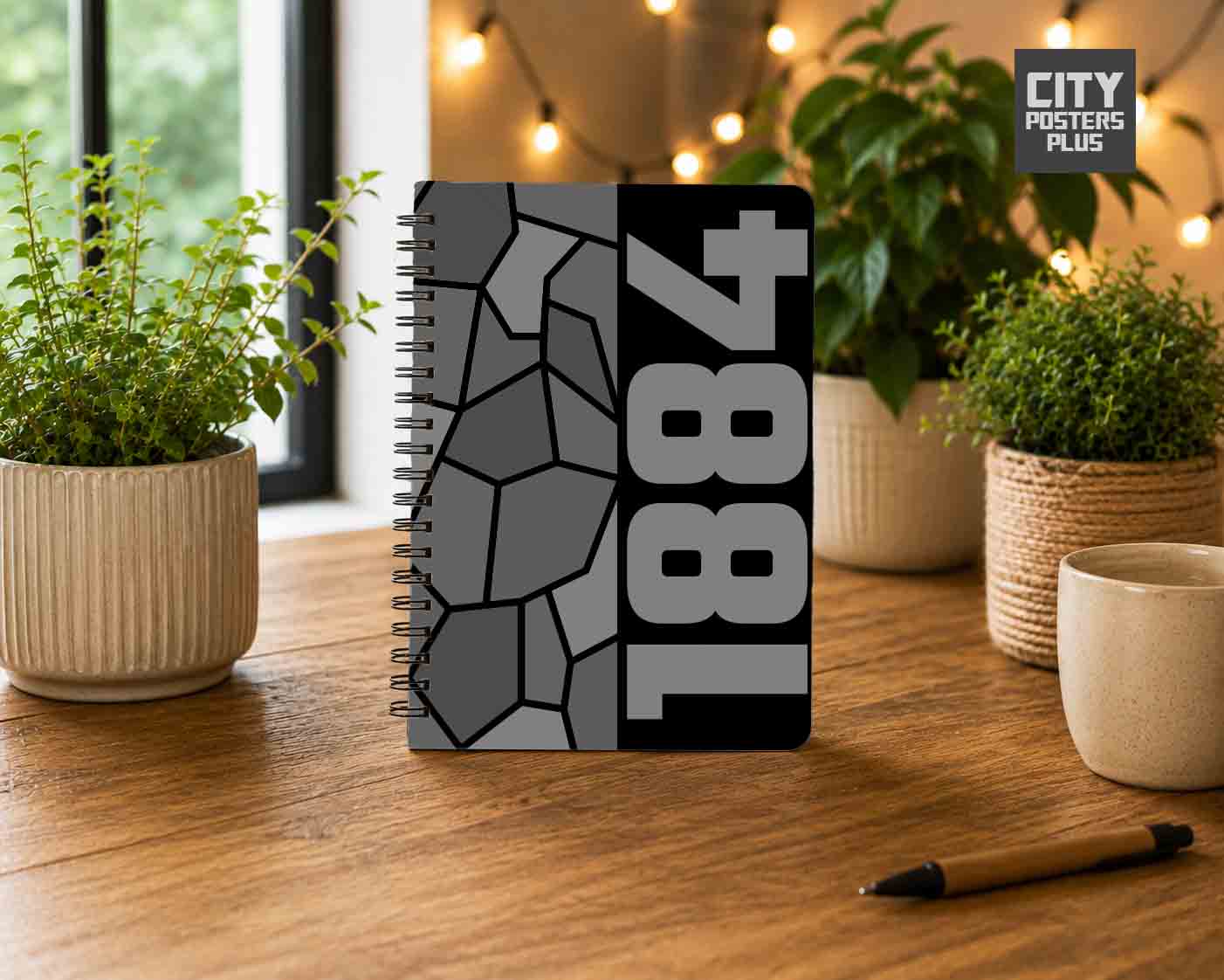 Notebook Plus One 1884 Year Notebook (Black)