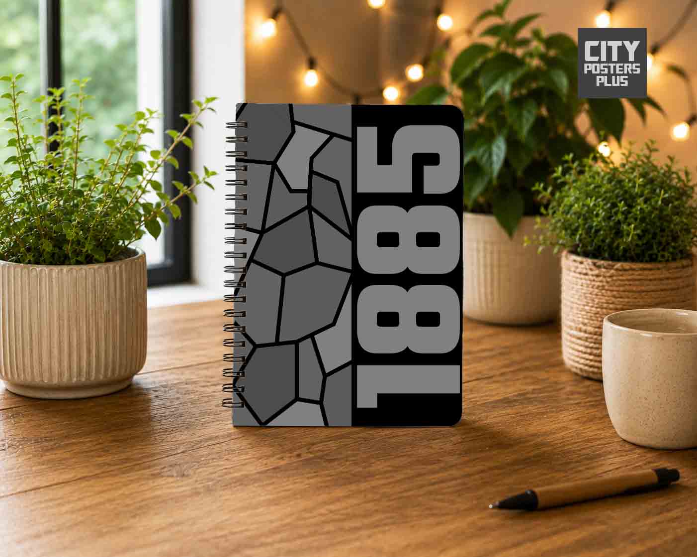Notebook Plus One 1885 Year Notebook (Black)