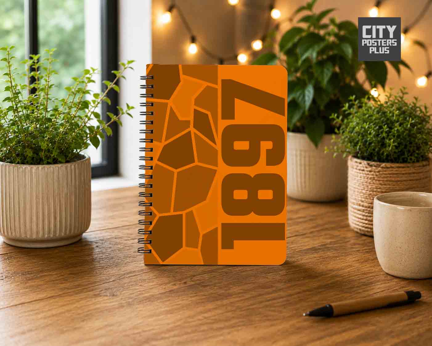 Notebook Plus One 1897 Year Notebook (Orange)