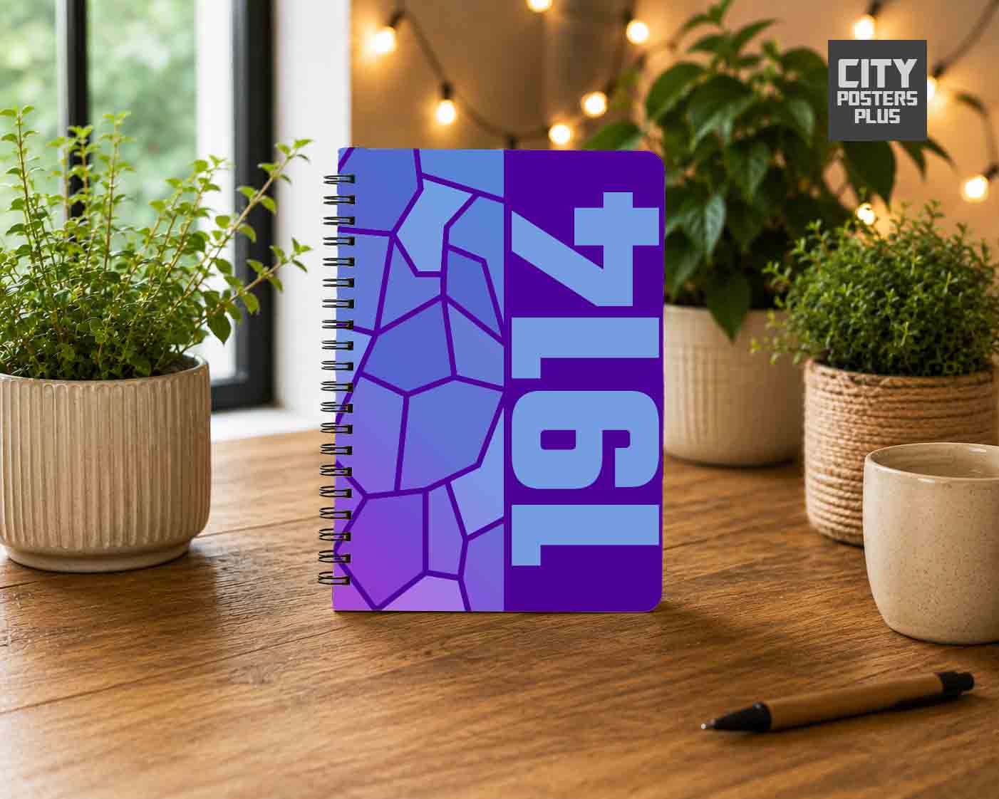 Notebook Plus One 1914 Year Notebook (Purple)