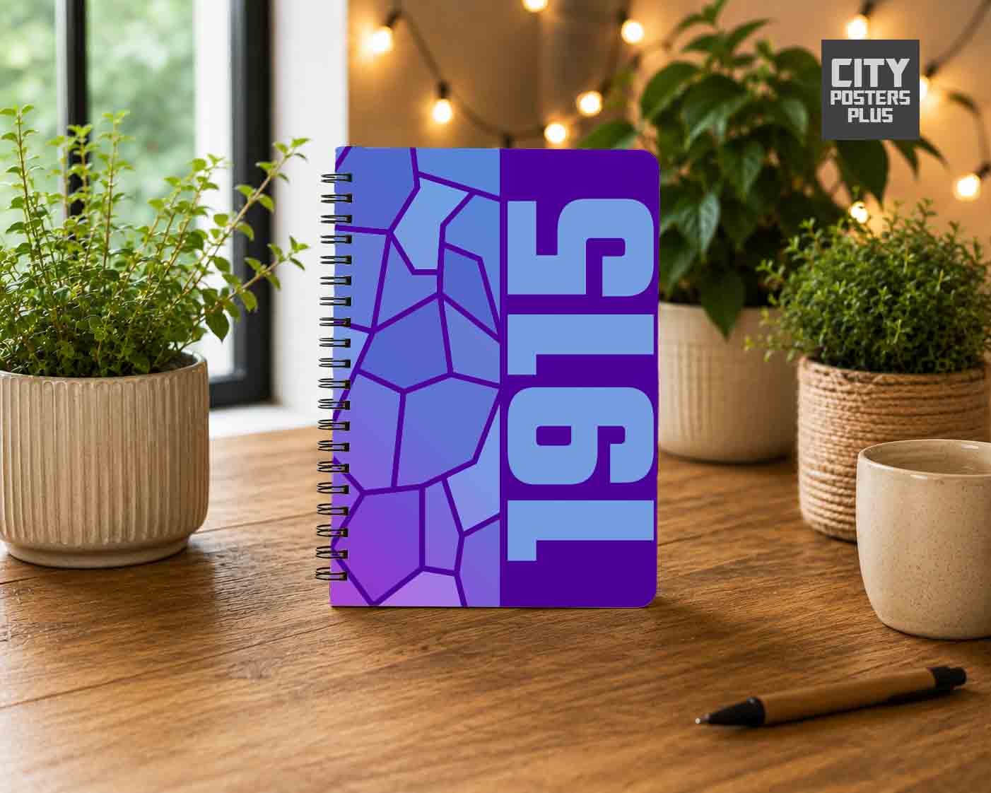 Notebook Plus One 1915 Year Notebook (Purple)