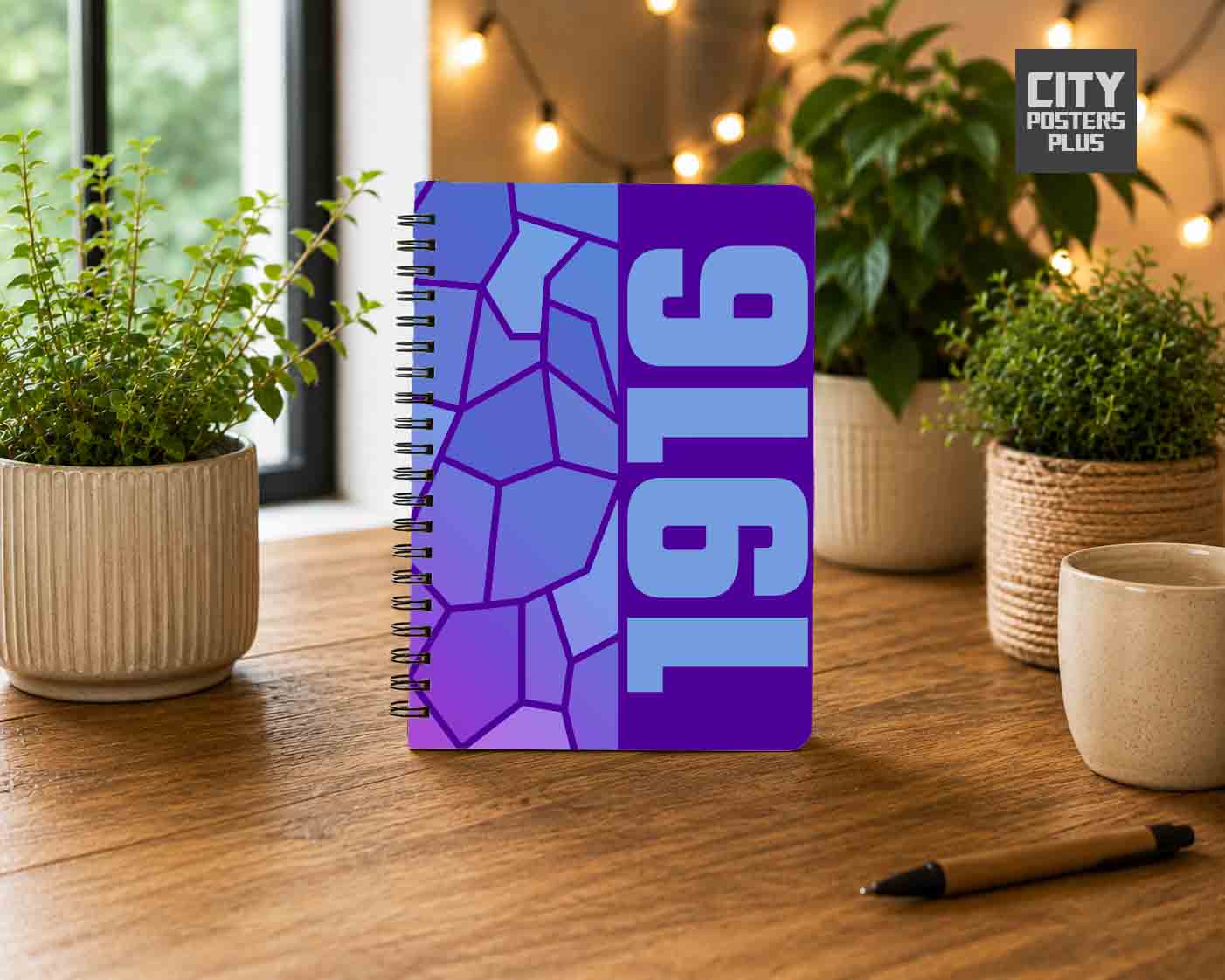 Notebook Plus One 1916 Year Notebook (Purple)