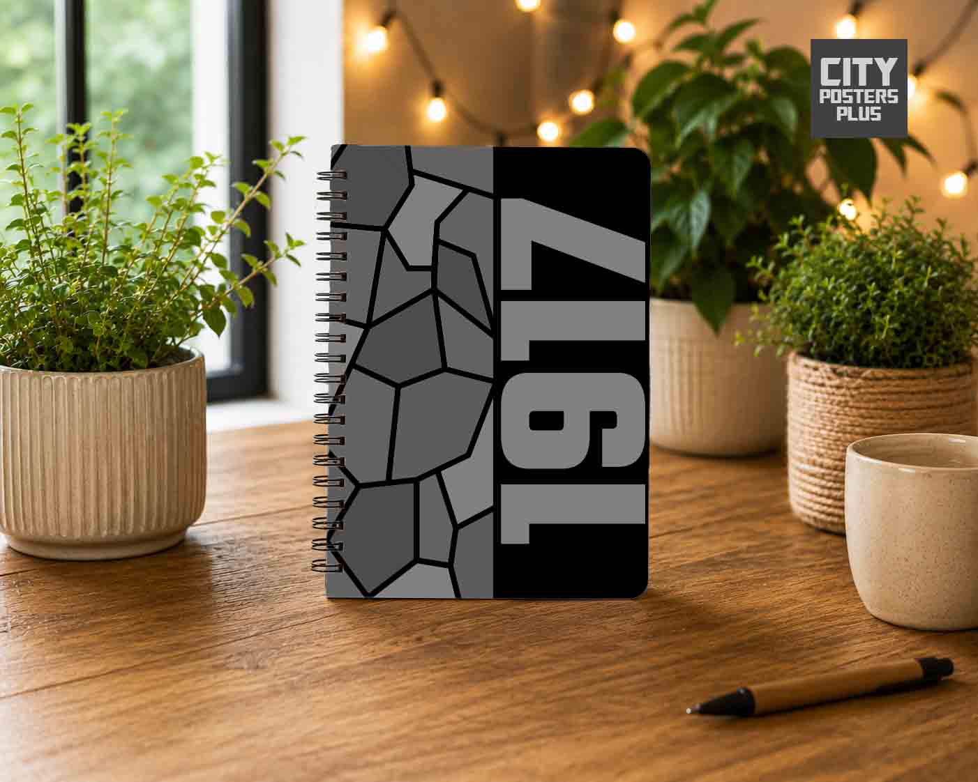 Notebook Plus One 1917 Year Notebook (Black)
