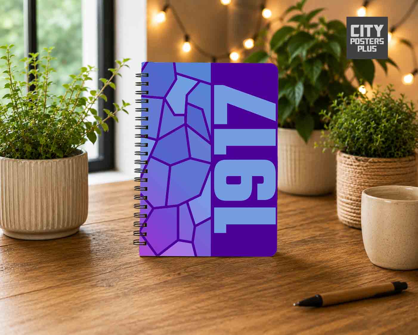 Notebook Plus One 1917 Year Notebook (Purple)