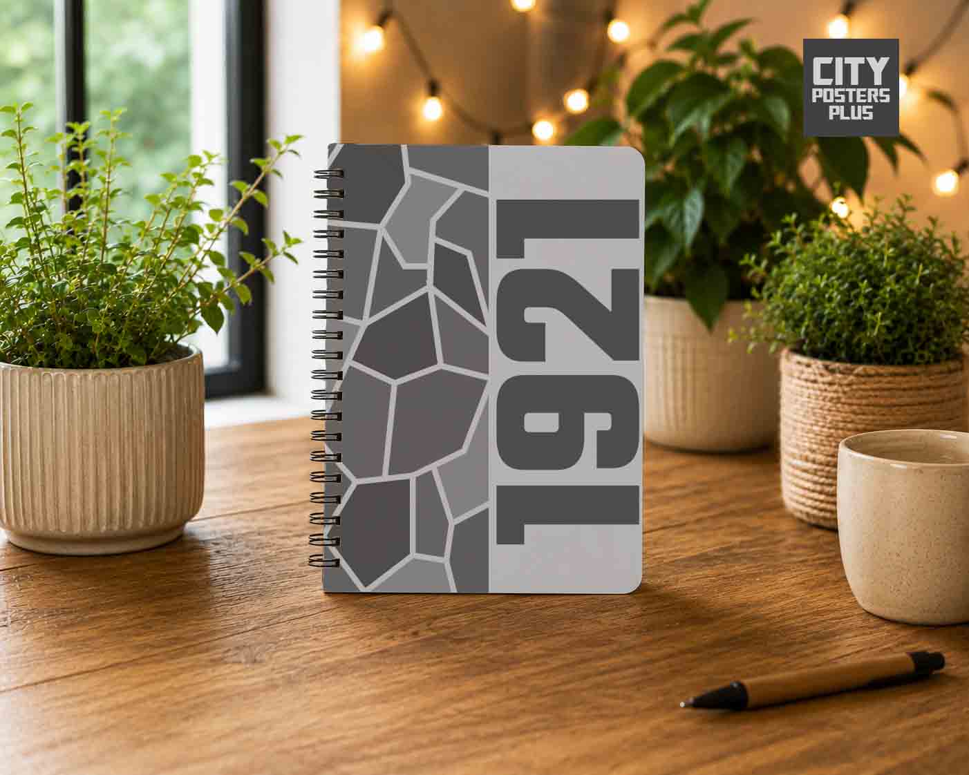 Notebook Plus One 1921 Year Notebook (Melange Grey)