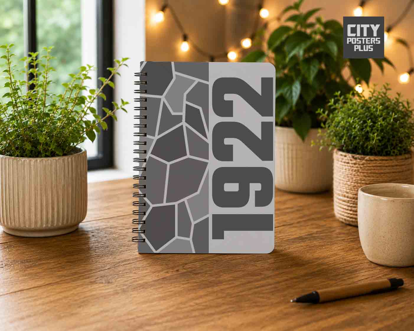 Notebook Plus One 1922 Year Notebook (Melange Grey)