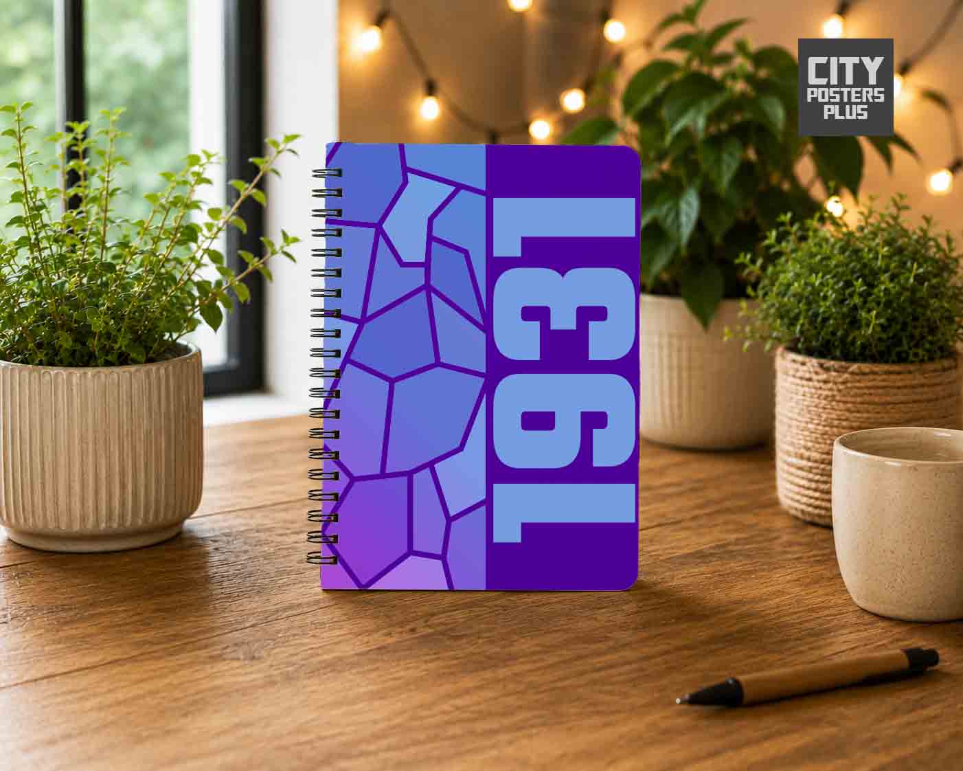 Notebook Plus One 1931 Year Notebook (Purple)
