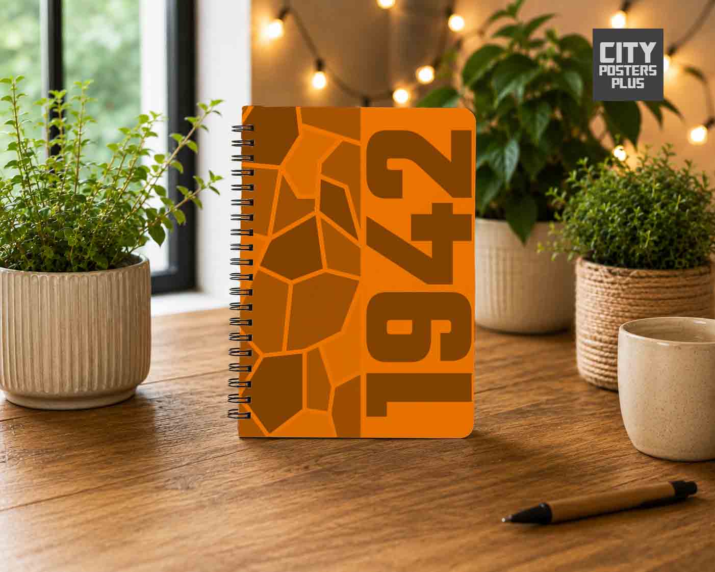 Notebook Plus One 1942 Year Notebook (Orange)