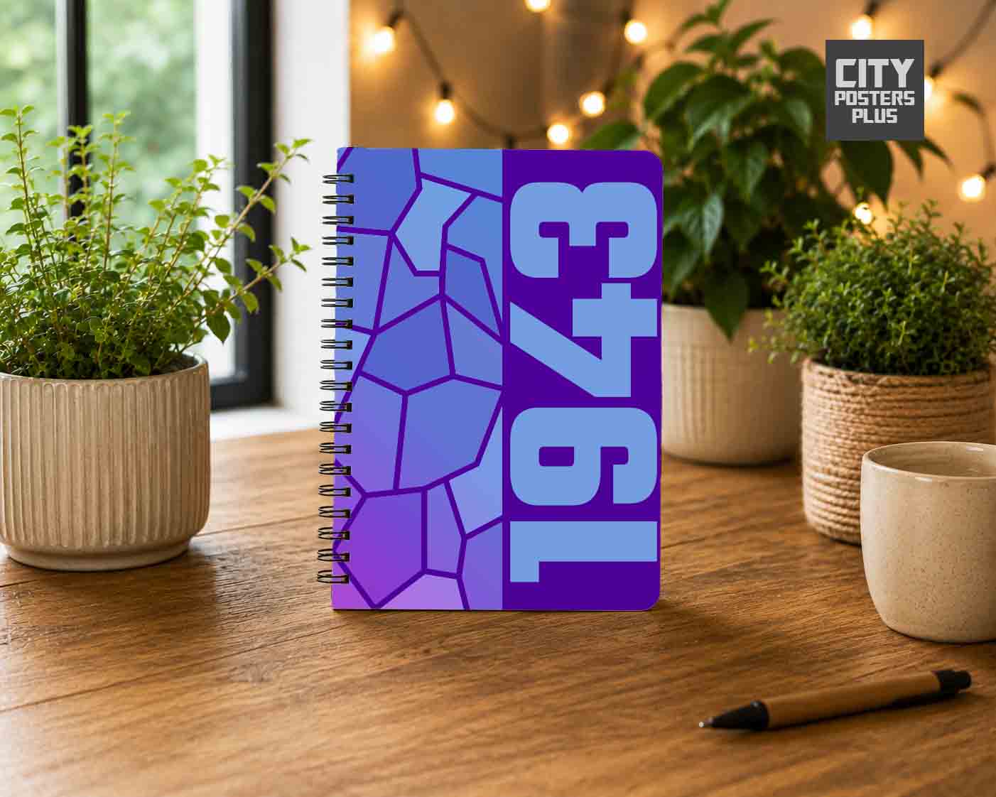 Notebook Plus One 1943 Year Notebook (Purple)