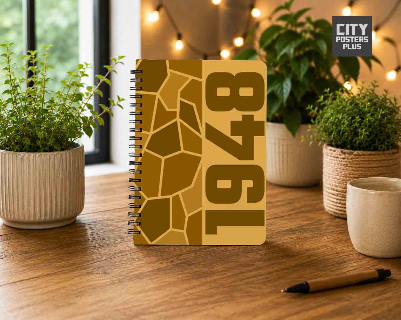 Notebook Plus One 1948 Year Notebook (Golden Yellow)