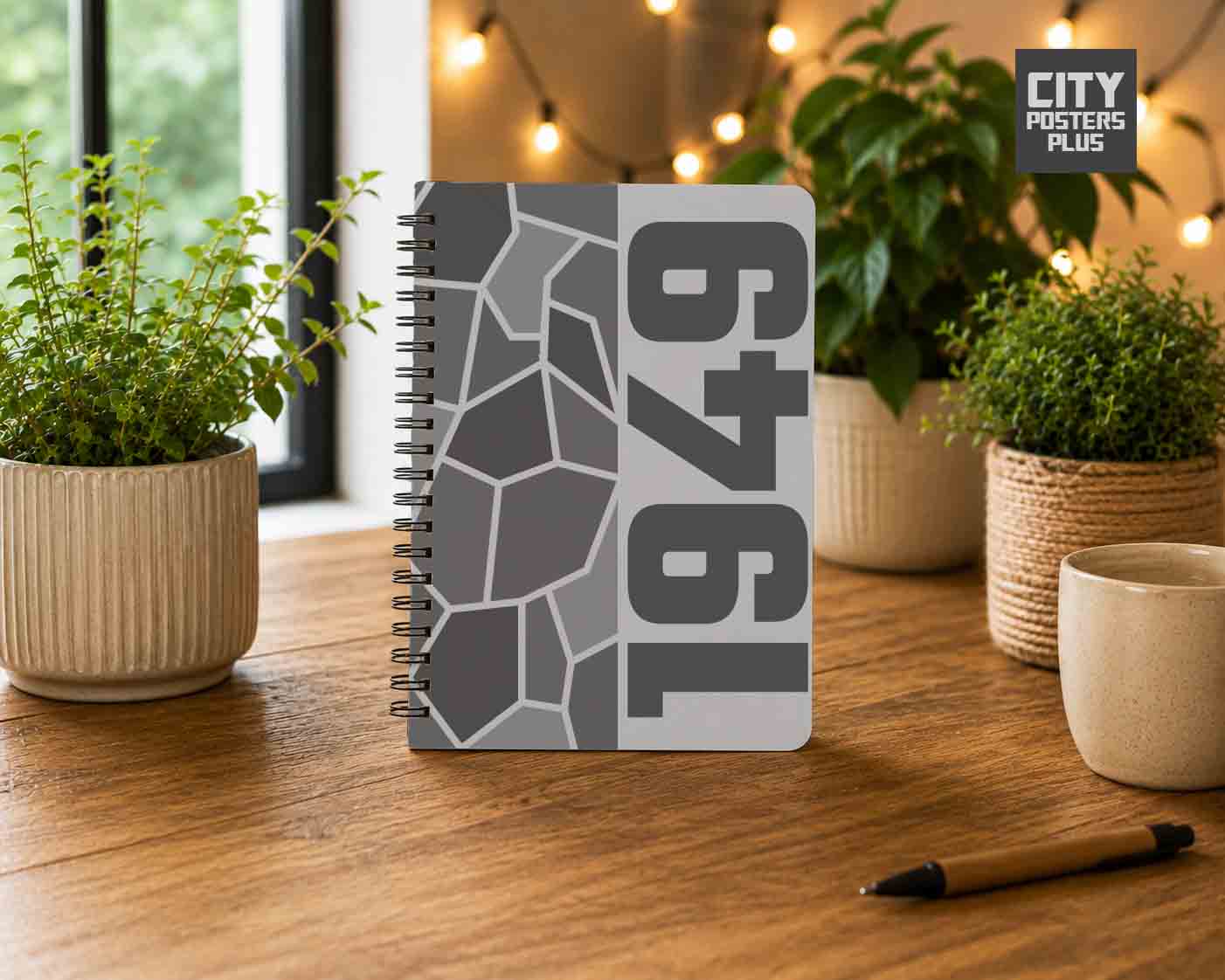 Notebook Plus One 1949 Year Notebook (Melange Grey)