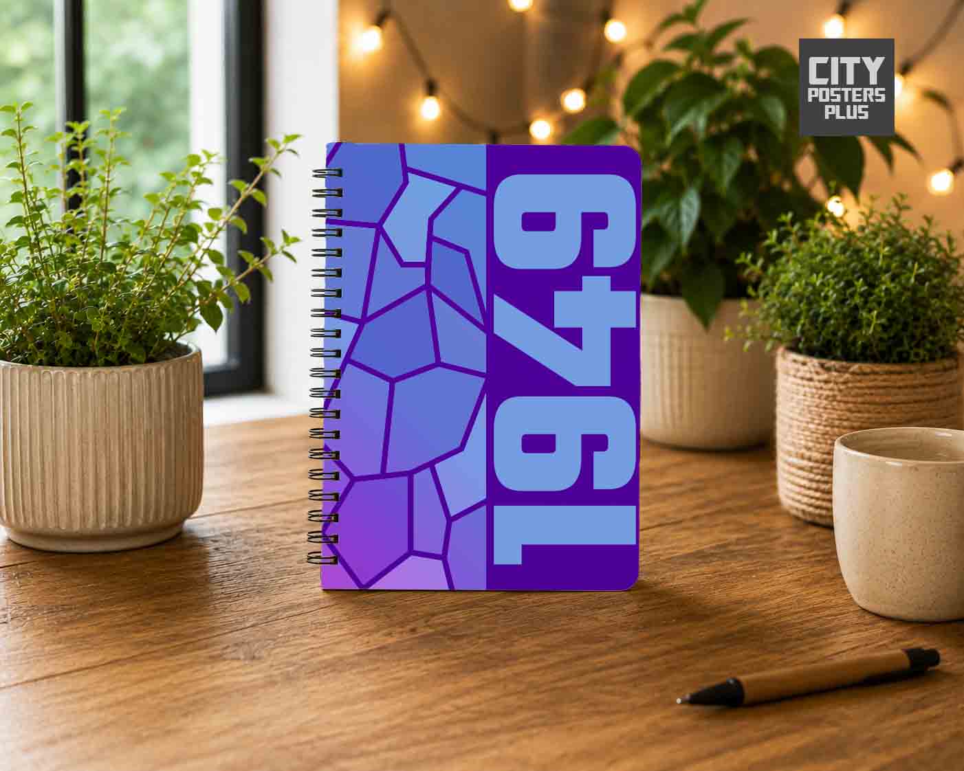 Notebook Plus One 1949 Year Notebook (Purple)