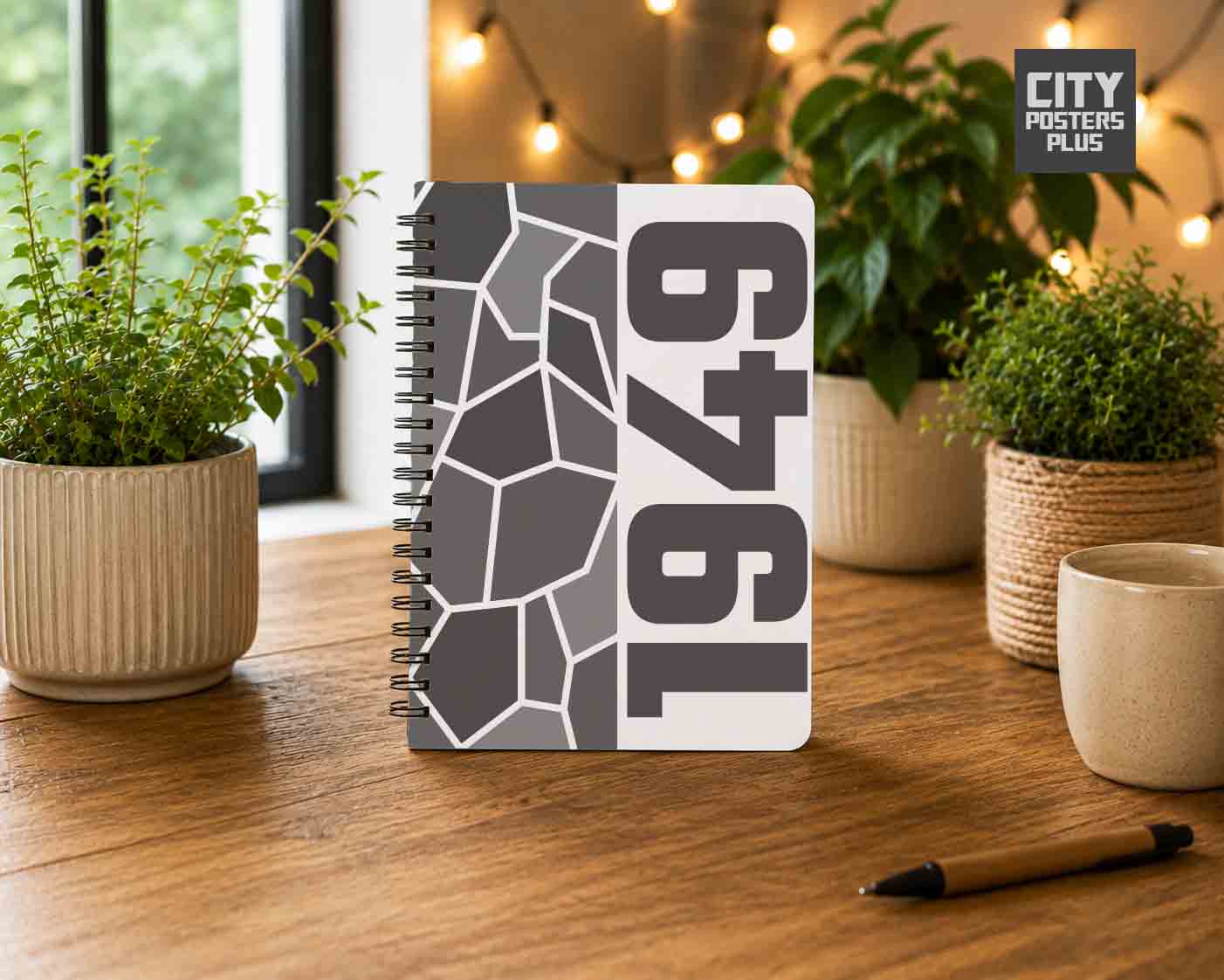 Notebook Plus One 1949 Year Notebook (White)