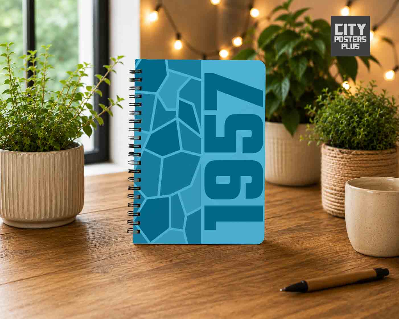 Notebook Plus One 1957 Year Notebook (Sky Blue)