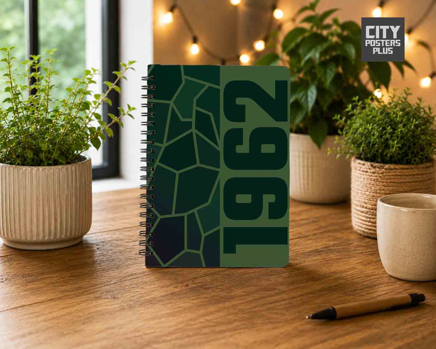 Notebook Plus One 1962 Year Notebook (Olive Green)