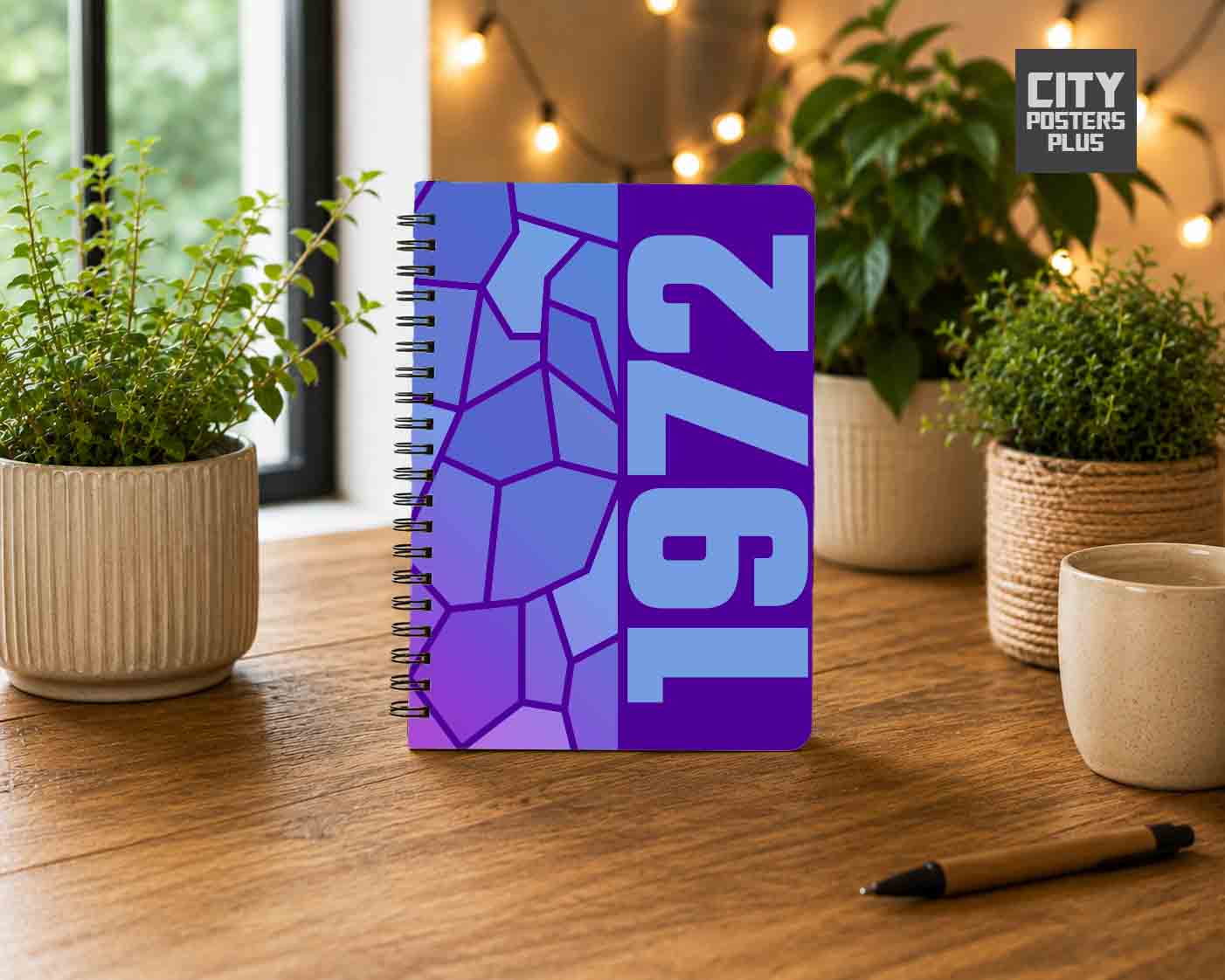 Notebook Plus One 1972 Year Notebook (Purple)