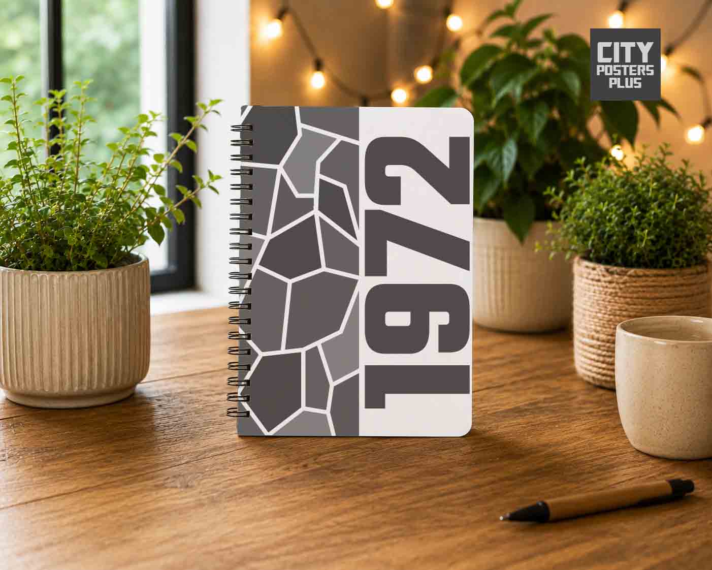 Notebook Plus One 1972 Year Notebook (White)