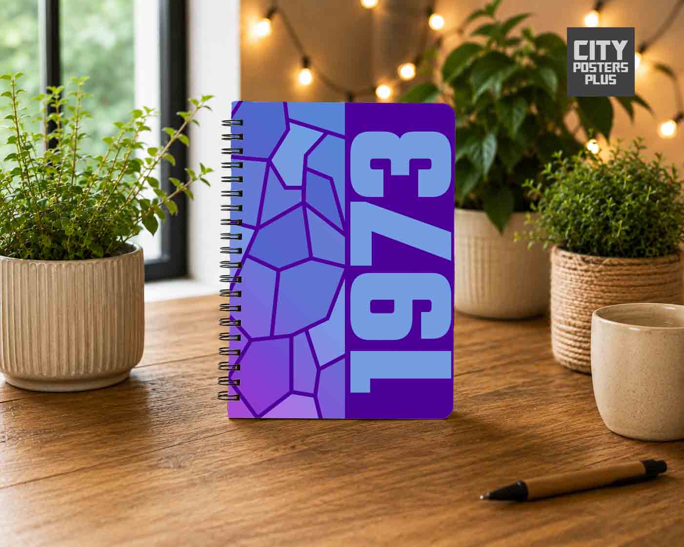Notebook Plus One 1973 Year Notebook (Purple)