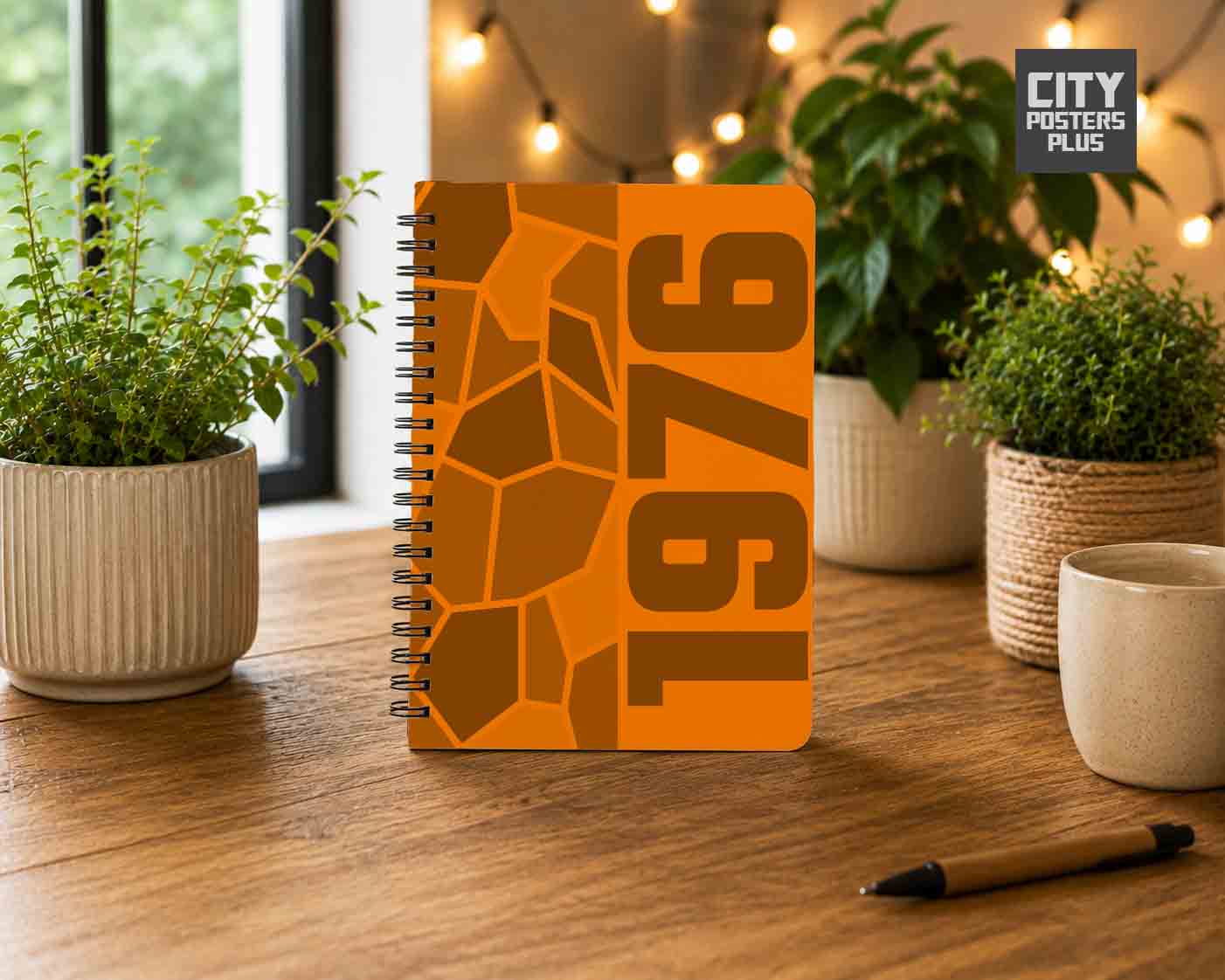 Notebook Plus One 1976 Year Notebook (Orange)