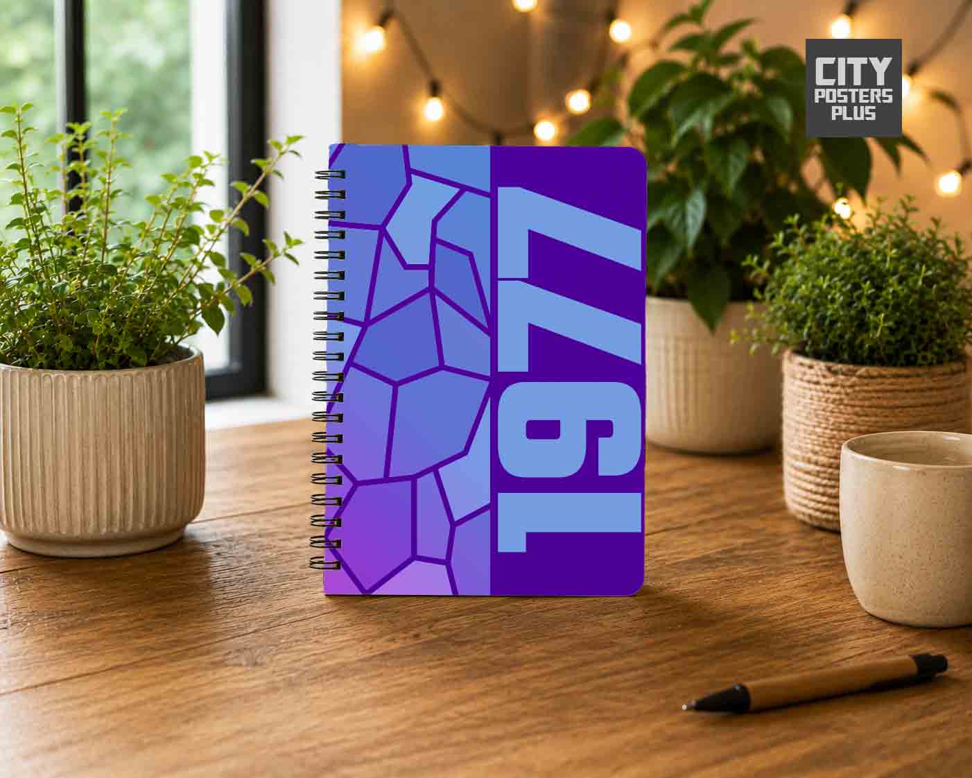 Notebook Plus One 1977 Year Notebook (Purple)